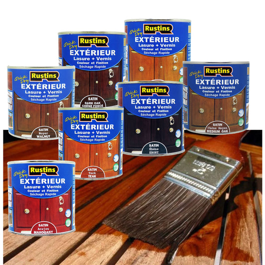 Teinture extérieure pour bois Rustins