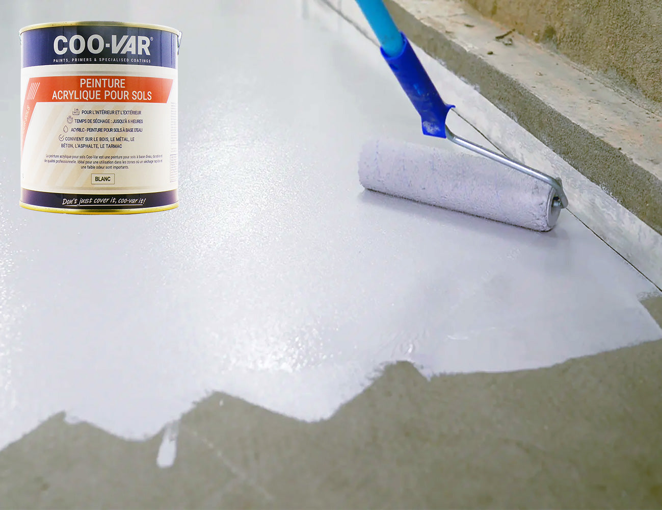 Peinture acrylique pour sol