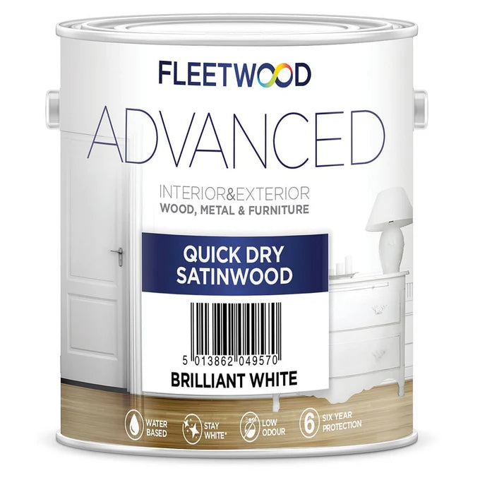 Peinture satinée acrylique avancée pour métal et bois 16m²/litre
