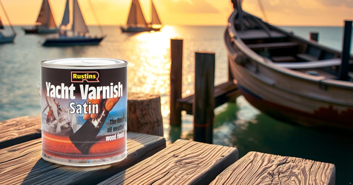 Vernis satiné transparent pour yacht