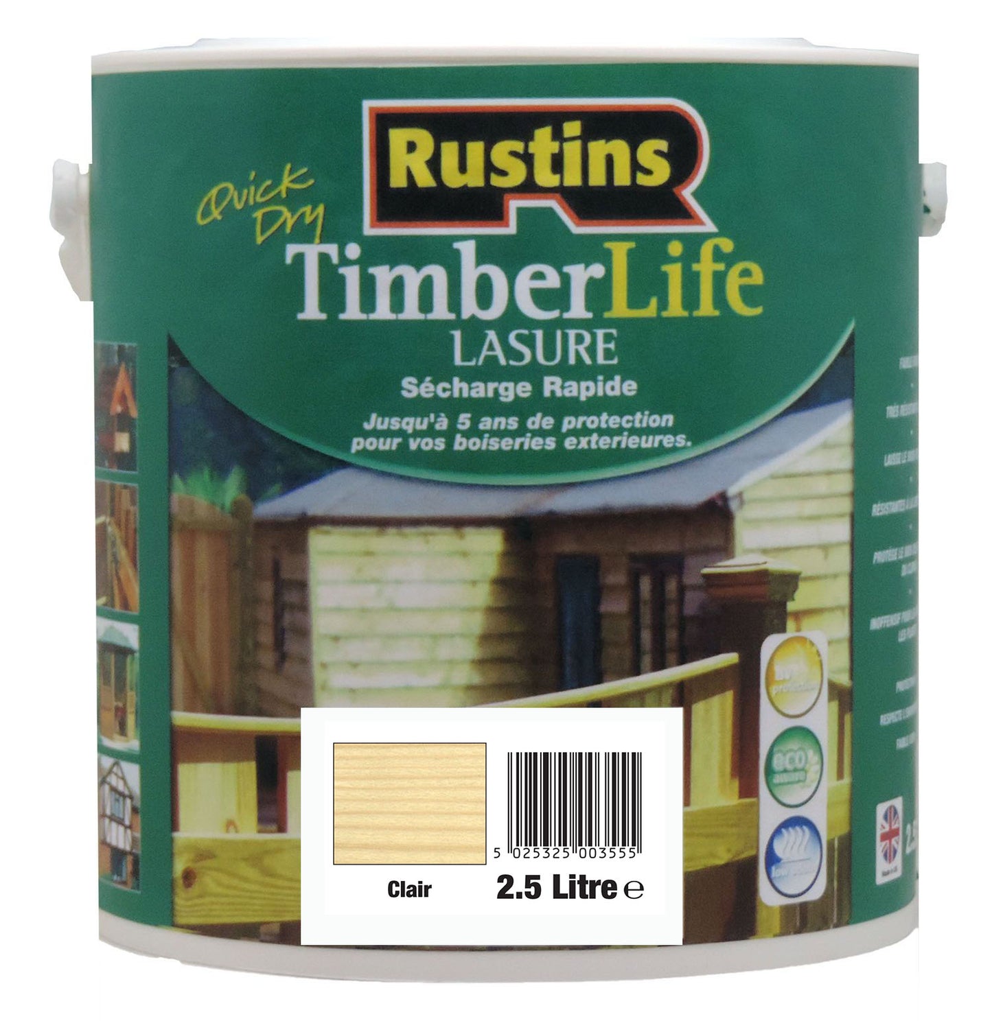 Peinture pour clôture et terrasse