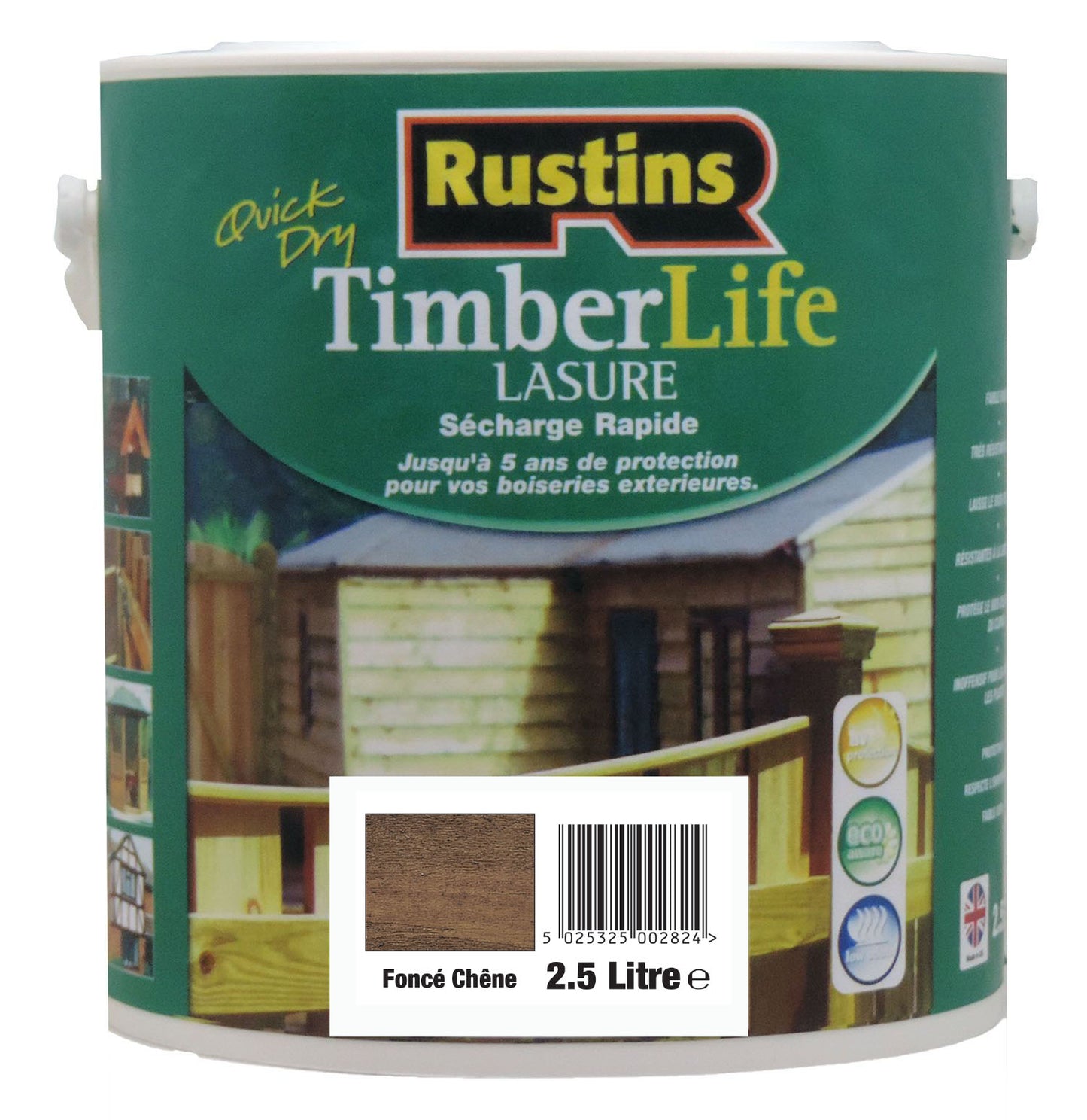 Peinture pour clôture et terrasse