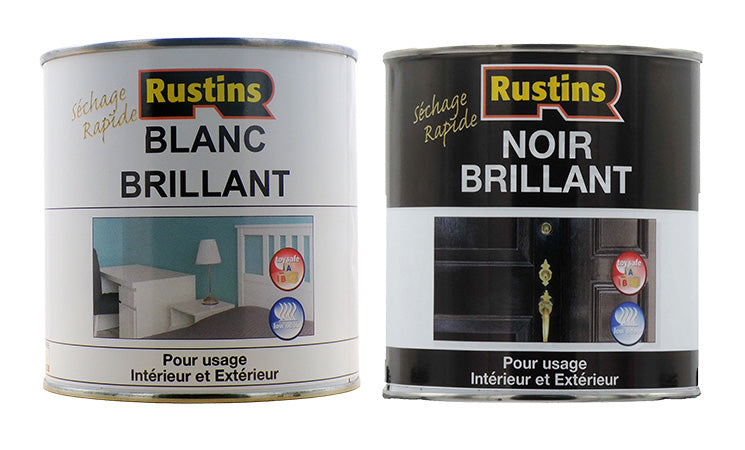 Peinture brillante à séchage rapide