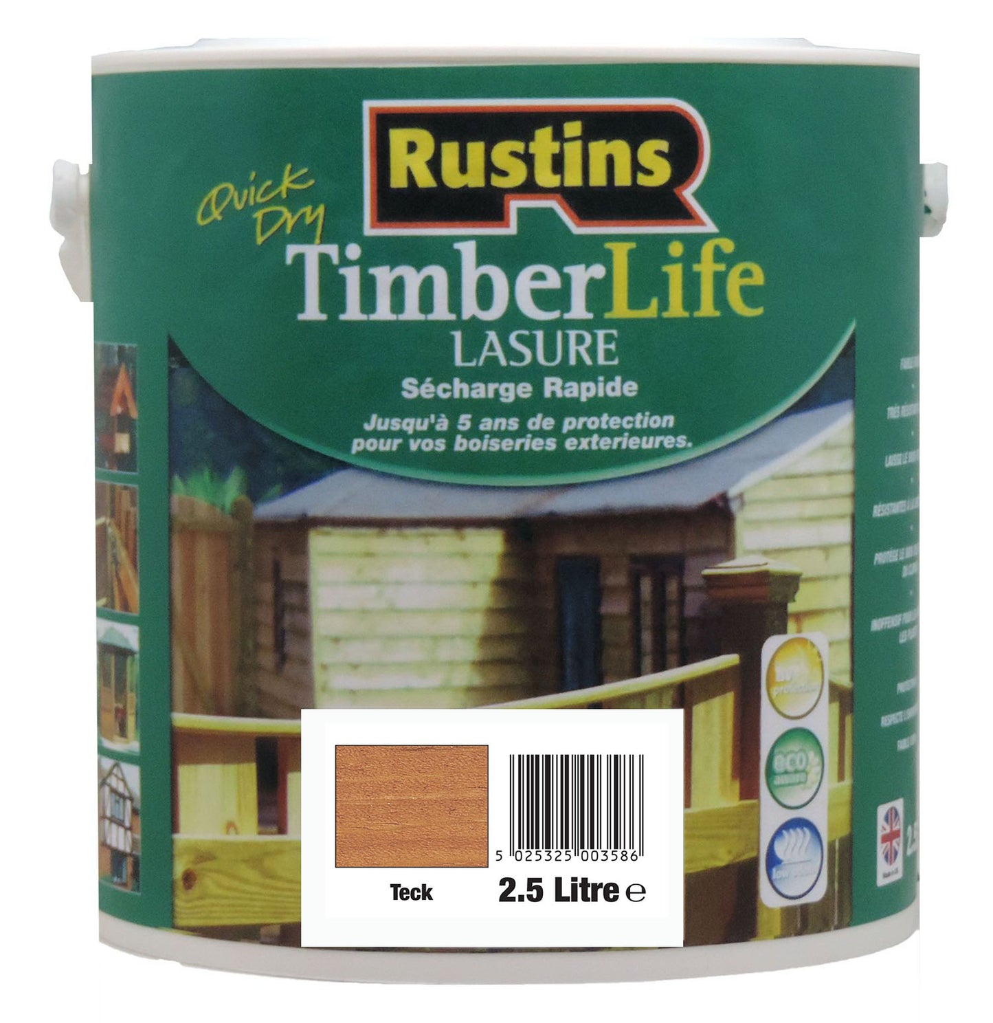 Peinture pour clôture et terrasse